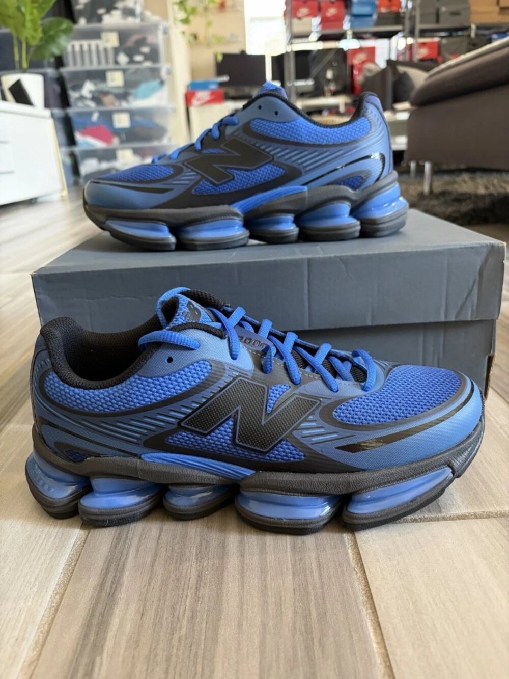 Men's New Balance Abzorb 2000 Shoes - Blue Oyster Faded Black U20007MO
